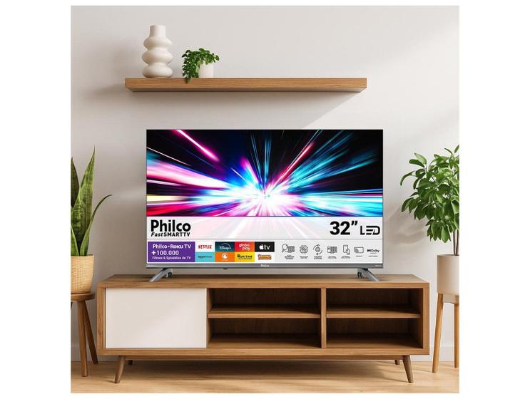 Smart tv 32 philco p32crb roku dolby audio hdr10