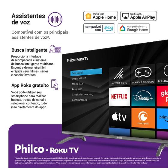 Smart TV 32" Philco P32CRB Roku TV
