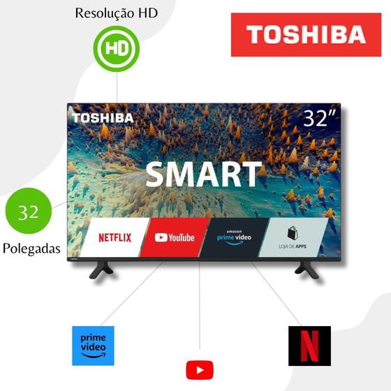 Imagem de Smart TV 32 Toshiba 32v35kb Dled Hd Smart Vidaa TB007
