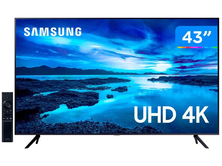 Imagem de Smart TV 43” Crystal 4K Samsung 43AU7700 Wi-Fi