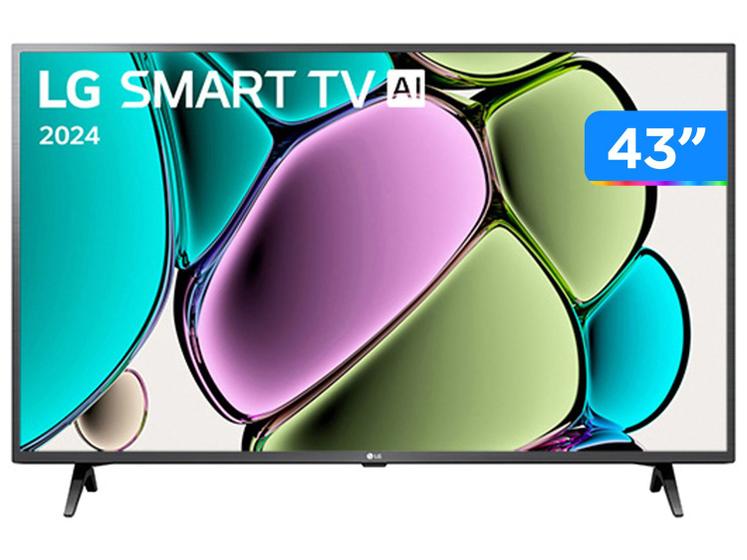 Smart TV 43" Full HD LCD LG 43LR6700PSA AI Processor Wi-Fi e Bluetooth 2 HDMI 1 USB Menor preço em Smart TV 43" Full HD LCD LG 43LR6700PSA AI Processor Wi-Fi e Bluetooth 2 HDMI 1 USB