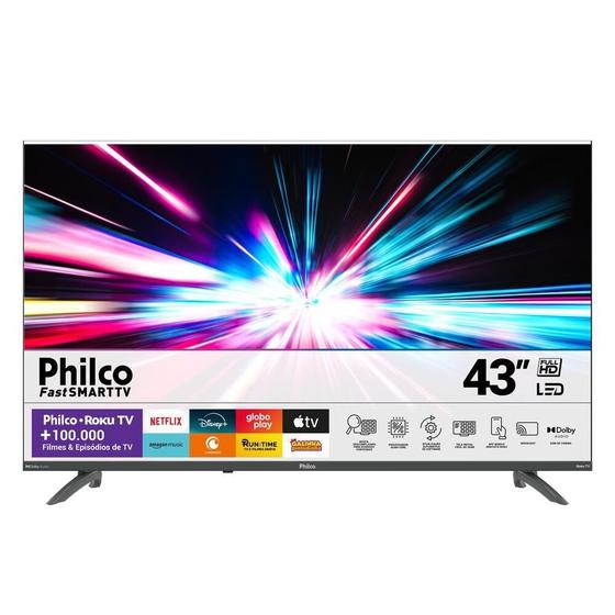 Smart TV 43” Philco PTV43VA4REGB Roku TV Menor preço em Smart TV 43” Philco PTV43VA4REGB Roku TV