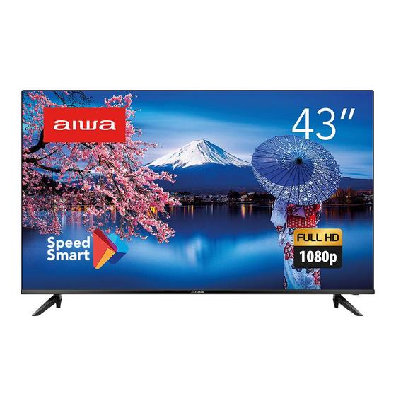 Tv Led 43 Polegadas Smart Tv 43 Polegadas LED HD 3 HDMI 2 USB Wi-Fi Aiwa - Smart TV ...