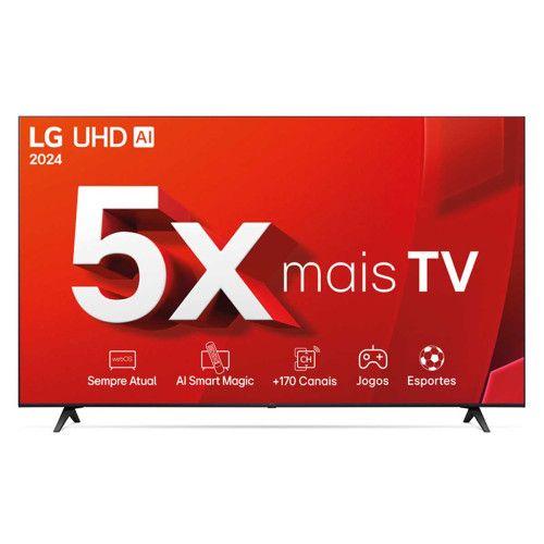 Imagem de Smart TV 4K 50 Polegadas LG UHD 50UT8050 Processador A5 Ger7 AI Alexa/Chromecast integrado Otimizador de Jogos webOS 24 Controle Smart Magic