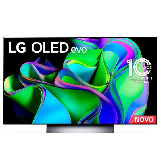 Imagem de Smart TV 4K LG Oled Evo 55" Polegadas OLED55C3PSA, Bluetooth, 120Hz, ThinQ AI, G-Sync, FreeSync, Alexa e Wi-Fi