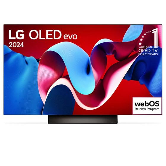 Smart TV 4K LG OLED Evo 55" Polegadas OLED55C4, Processador a9 Ger7, AI ...