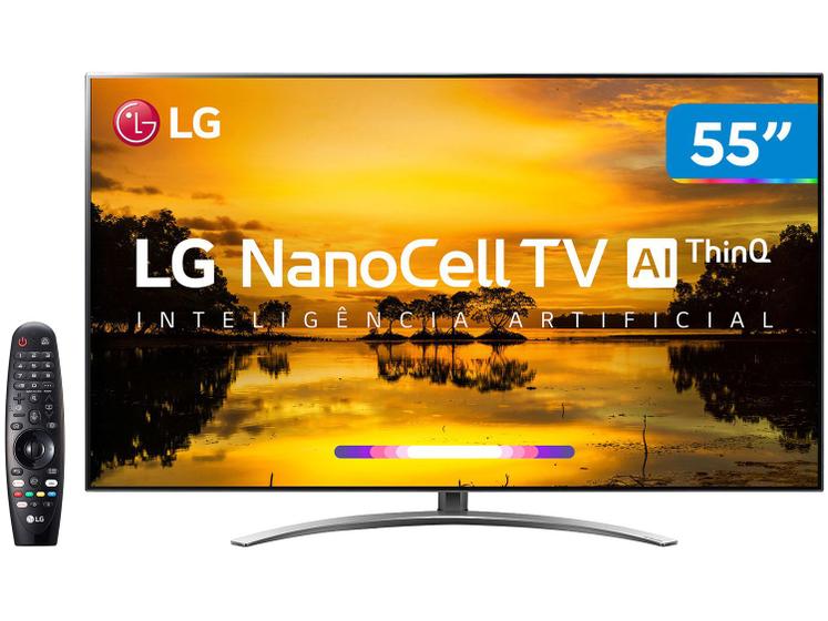 Imagem de Smart TV 4K NanoCell 55” LG 55SM9000PSA Wi-Fi