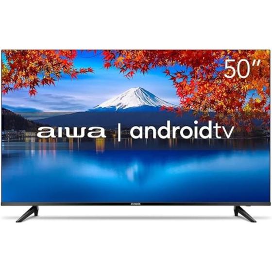 Imagem de Smart Tv 50'' 4k Android Hdr10 Dolby Aws-tv-50-bl-02-A Aiwa