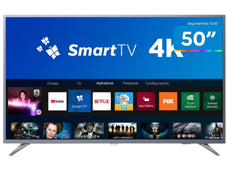 Imagem de Smart TV 50” 4K LED Philips 50PUG6513/78 Wi-Fi