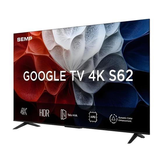 Smart TV 50 4K UHD Semp 50S62 HDR10 Android TV Bluetooth Imagem De Cinema Bivolt
