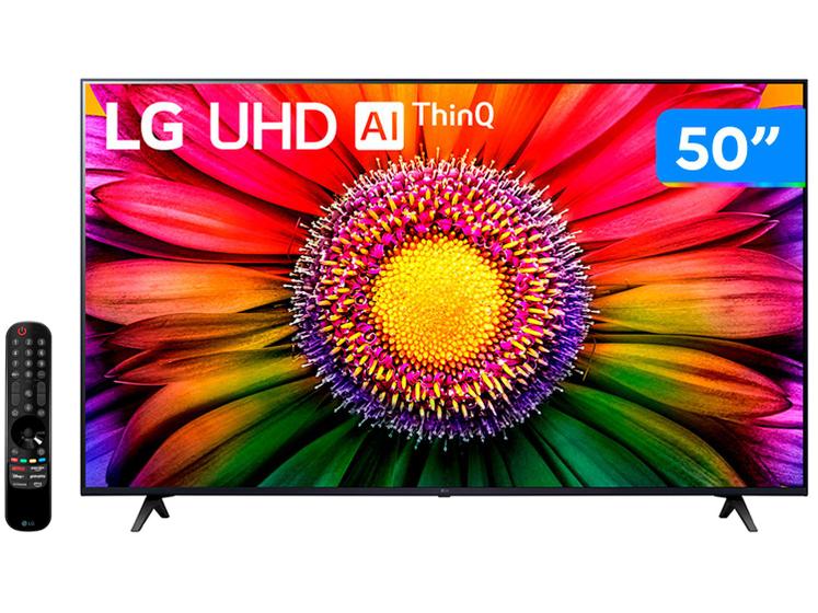 Smart TV 50” 4K Ultra HD LED LG 50UR8750PSA - Wi-Fi Bluetooth Alexa 3 HDMI - TV 4K Ultra HD - Magazine Cbeneficio