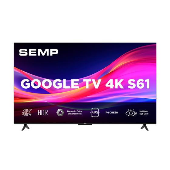 Imagem de Smart TV 50" LED 4K Ultra HD Semp TCL S61 Google TV