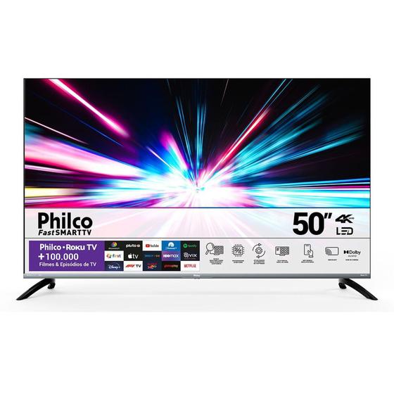 Tv 50" Led Philco 4k - Ultra Hd - Ptv50g70r2csgbl