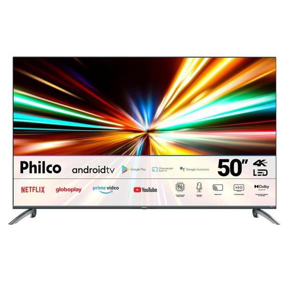 Smart TV 50” Philco PTV50G7EACGB Android TV Imagem de Smart TV 50” Philco PTV50G7EACGB Android TV