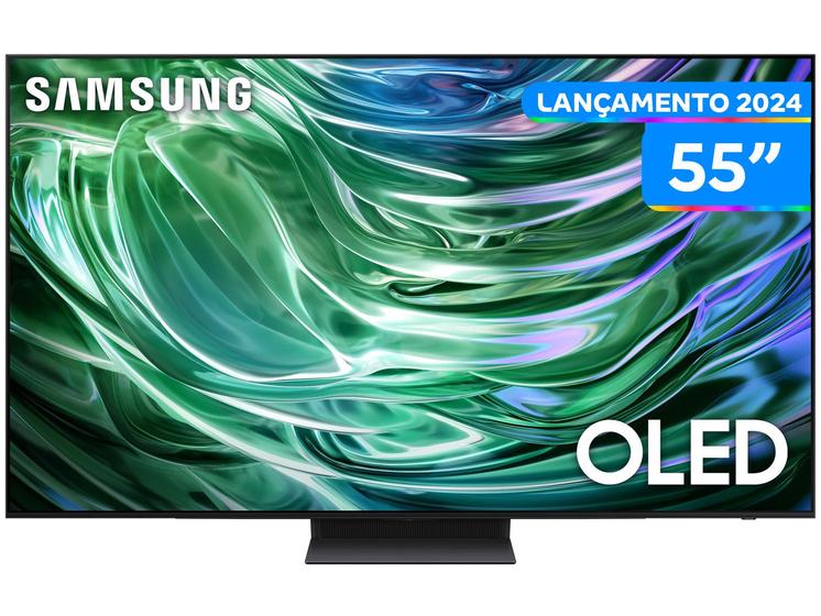 Imagem de Smart TV 55" 4K OLED Samsung 55S90DA 144Hz Wi-Fi Bluetooth com Alexa 4 HDMI 2 USB