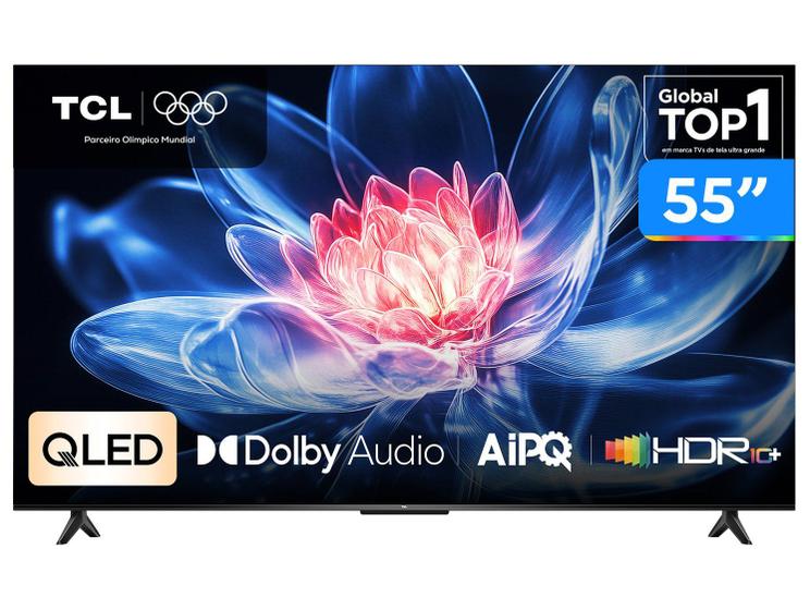 Smart TV 55" TCL 4K UHD QLED 55T6C Google TV 2026