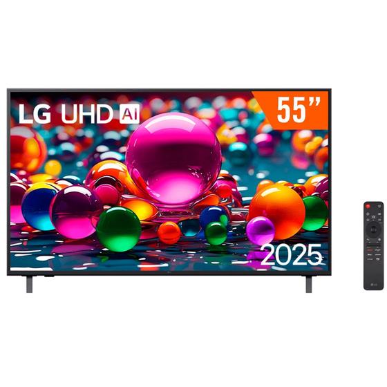 Smart TV 55" Ultra HD 4K LG 55UA8550PSA Bluetooth HDR10 3 HDMI 1 USB Wi-Fi Imagem de Smart TV 55" Ultra HD 4K LG 55UA8550PSA Bluetooth HDR10 3 HDMI 1 USB Wi-Fi