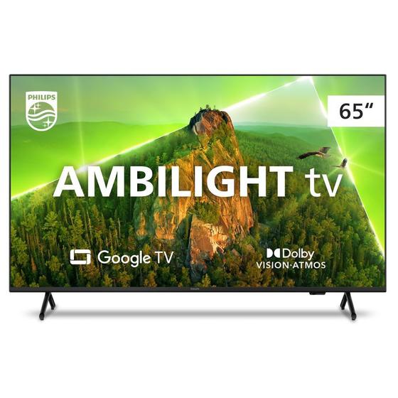 Imagem de Smart TV 65 Ambilight Philips 4K Google Tv Ultra Hd