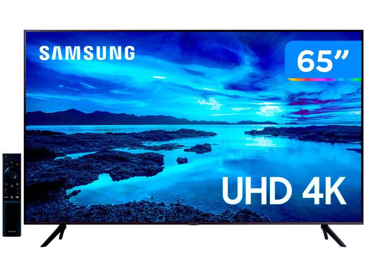 Imagem de Smart TV 65” Crystal 4K Samsung 65AU7700 Wi-Fi