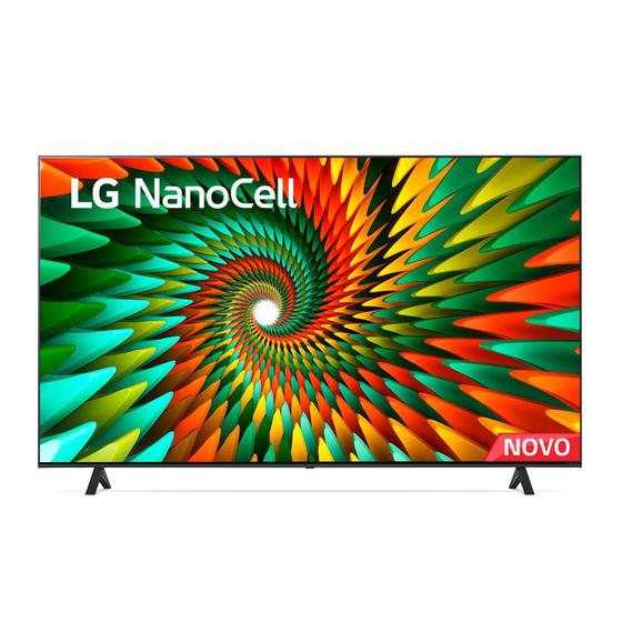 Imagem de Smart TV 65" LG NanoCell 4K Bluetooth ThinQ AI Alexa Google Assistente 65NANO77SRA