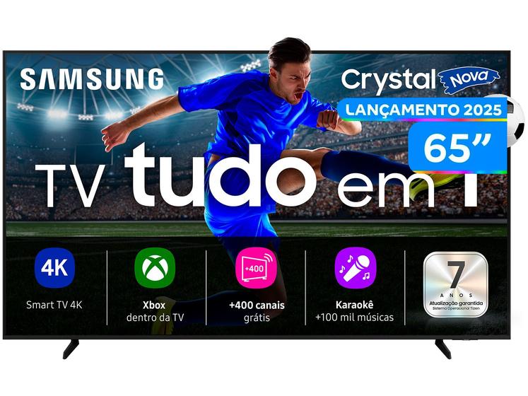 Smart TV 65" Samsung 4K UHD Crystal UHD UN65U8600FGXZD Tizen Bixby 3 HDMI Imagem de Smart TV 65" Samsung 4K UHD Crystal UHD UN65U8600FGXZD Tizen Bixby 3 HDMI
