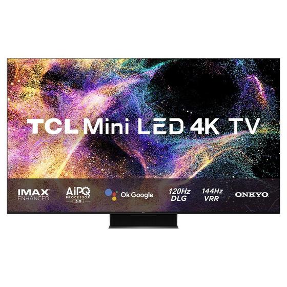 Tv 65" Qled Miniled TCL 4k - Ultra Hd Smart - 65c845