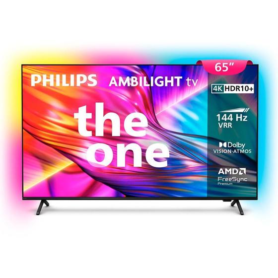 Smart TV 65 The One, Ambilight 4K UHD, Titan OS 65PUG89/78 Philips