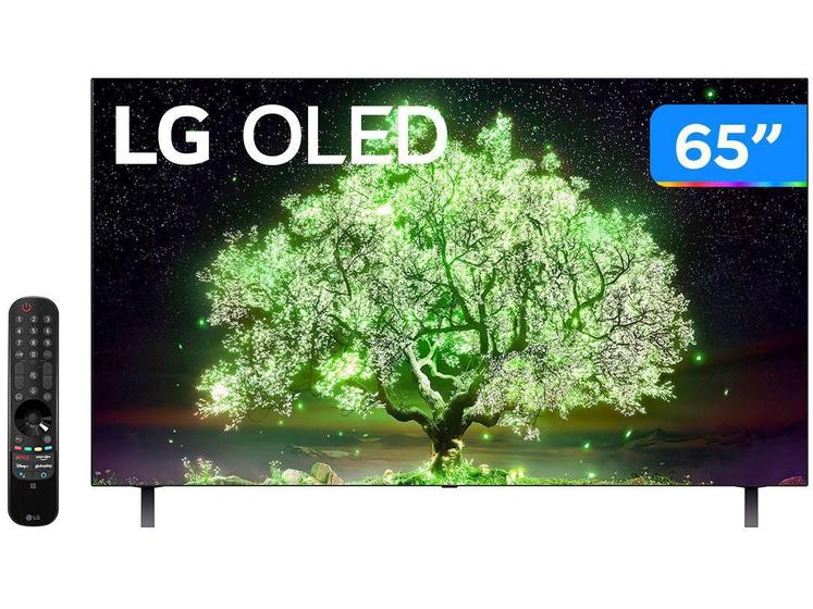 Imagem de Smart TV 65” UHD 4K OLED LG OLED65A1 - 60Hz Wi-Fi Bluetooth HDR Alexa 3 HDMI 2 USB