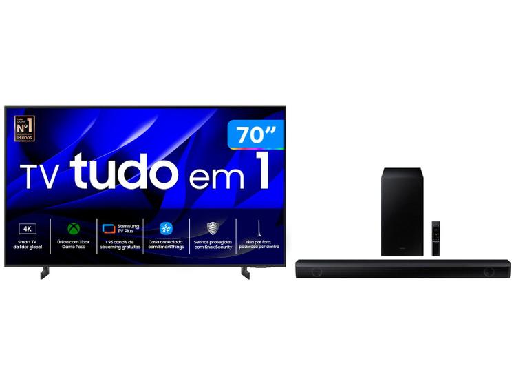 Imagem de Smart TV 70” 4K UHD LED Samsung Crystal 70DU8000