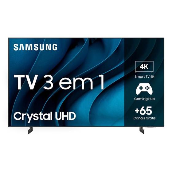 Smart TV 70 Polegadas Samsung Crystal UHD 4K, 3 HDMI, 2 USB, Bluetooth, Wi-Fi, Gaming Hub, Tela sem limites, Alexa built in - UN70CU8000GXZD Menor preço em Smart TV 70 Polegadas Samsung Crystal UHD 4K, 3 HDMI, 2 USB, Bluetooth, Wi-Fi, Gaming Hub, Tela sem limites, Alexa built in - UN70CU8000GXZD