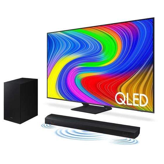 Imagem de Smart TV 70" QLED 4K 70Q65D 2024 + Soundbar HW-B550/ZD