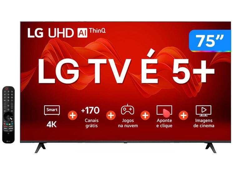 Imagem de Smart TV 75” 4K UHD LED LG 75UR8750