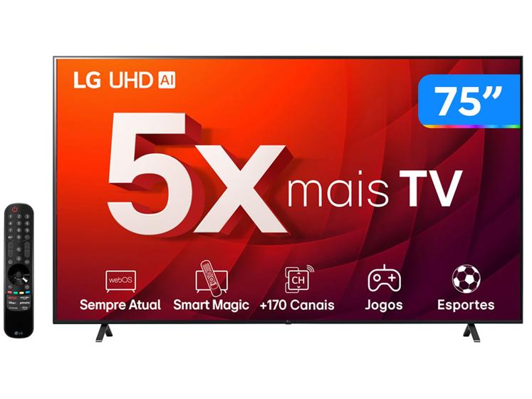 Imagem de Smart TV 75” 4K UHD LED LG 75UR8750