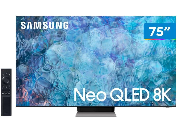 Smart TV 75” 8K NEO QLED Mini Led Samsung 75QN900A Menor preço em Smart TV 75” 8K NEO QLED Mini Led Samsung 75QN900A