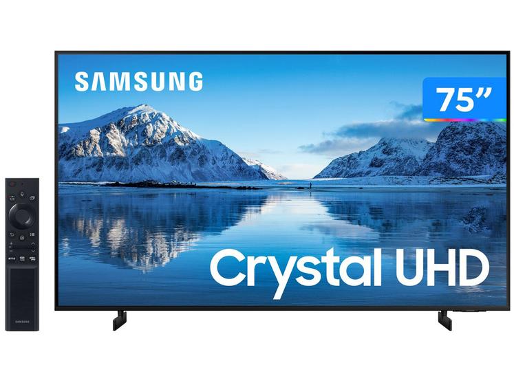 Imagem de Smart TV 75” Crystal 4K Samsung 75AU8000 Wi-Fi 