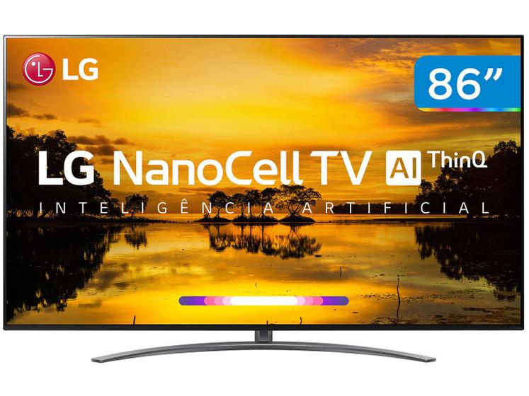 Imagem de Smart TV 86” 4K NanoCell LG 86SM9070PSA
