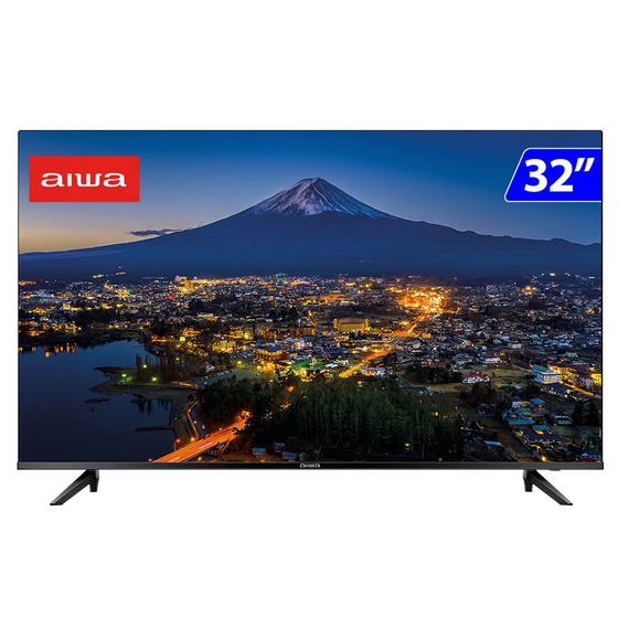 Imagem de Smart TV Aiwa 32 LED HD Wi-Fi Android Bluetooth USB HDMI AWS-TV-32-BL-02-A