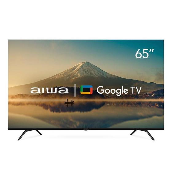 Imagem de Smart TV Aiwa 65” Google TV 4K AWS-TV-65-BL-01-G