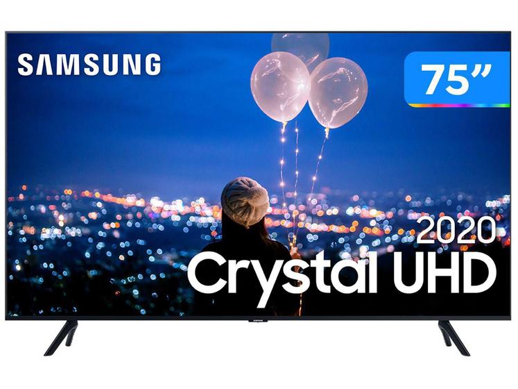 Imagem de Smart TV Crystal UHD 4K LED 75" Samsung - UN75TU8000GXZD Wi-Fi Bluetooth HDR 3 HDMI 2 USB