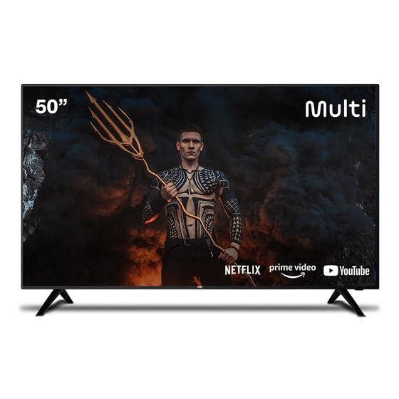 Tv 50" Dled Multilaser 4k - Ultra Hd Smart - Tl032m