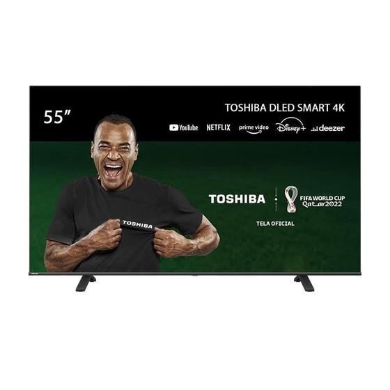 Imagem de Smart TV DLED 55" 4K Toshiba 55C350LS VIDAA 3 HDMI 2 USB Wi-Fi