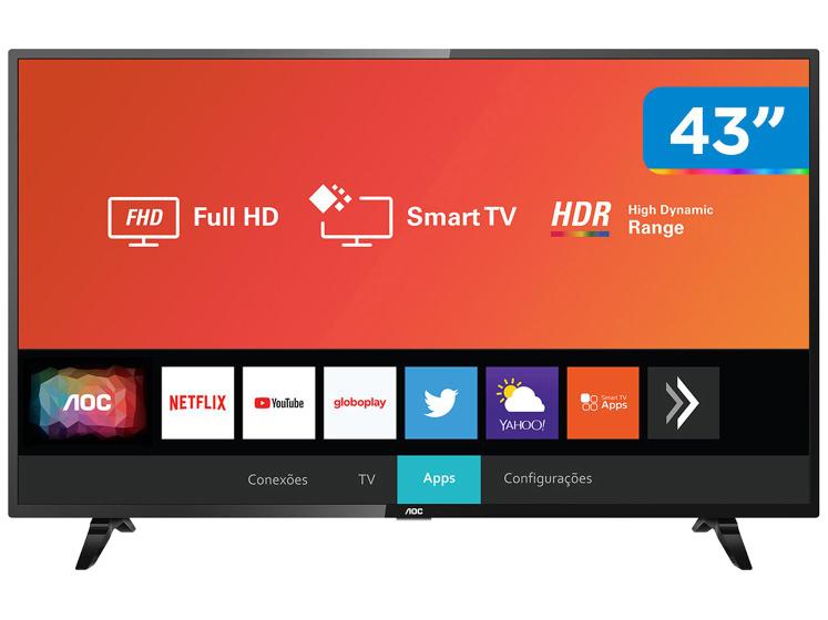 Imagem de Smart TV Full HD LED 43” AOC 43S5295/78G