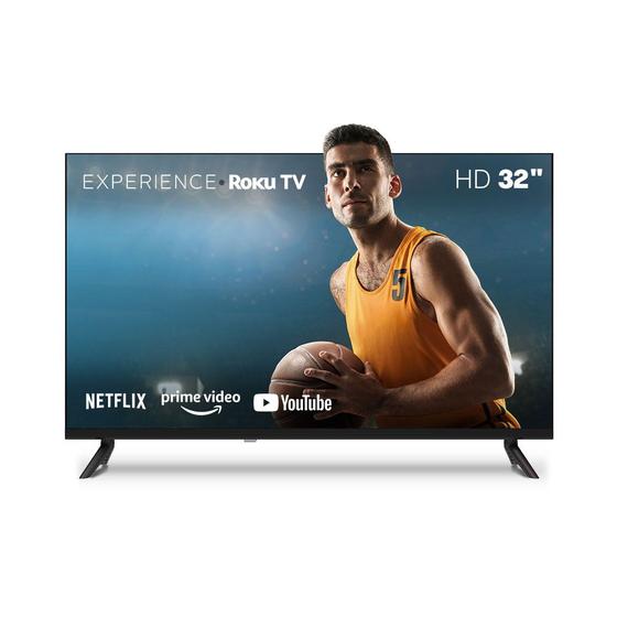 Smart TV HD 32 DLED Wi-fi MultiExperience Roku Multi - TL052EX Imagem de Smart TV HD 32 DLED Wi-fi MultiExperience Roku Multi - TL052EX