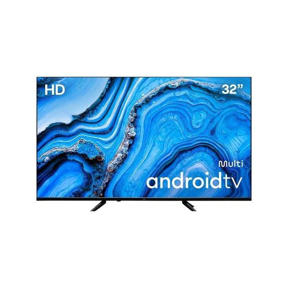 Imagem de Smart TV HD 32" Multi TL062M  Wi-Fi, com 3 HDMI, 2 USB, Bluetooth
