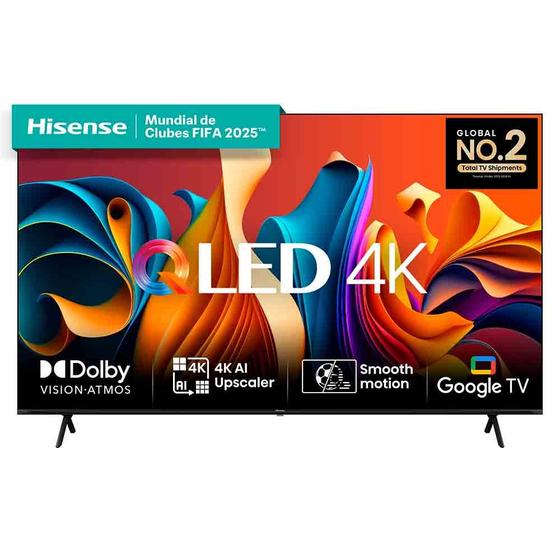 Imagem de Smart TV Hisense UHD 4K QLED 85" Polegadas 85Q6N com Wi-Fi e Bluetooth Áudio