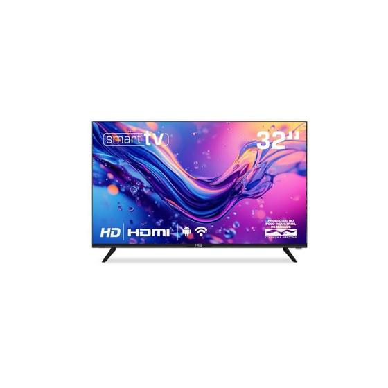 Smart TV HQ 32" HD tela sem Bordas Sistema Android Design Slim HQS32NKHM Imagem de Smart TV HQ 32" HD tela sem Bordas Sistema Android Design Slim HQS32NKHM