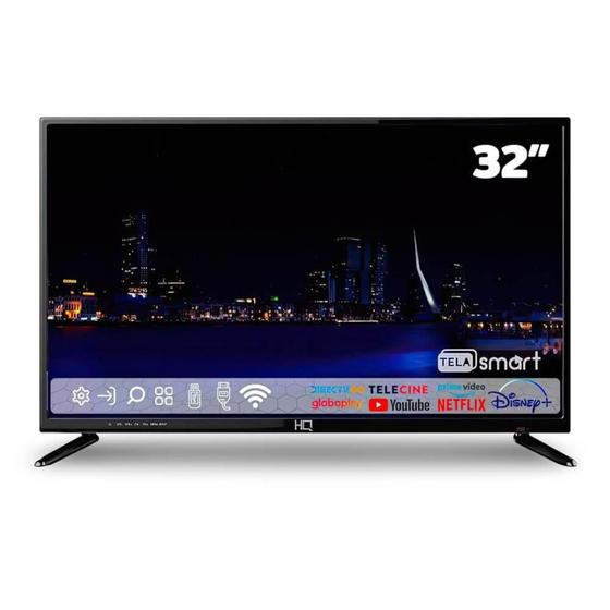 Smart TV HQ 32'' LED Slim com Adaptador - BEL MICRO Menor preço em Smart TV HQ 32'' LED Slim com Adaptador - BEL MICRO