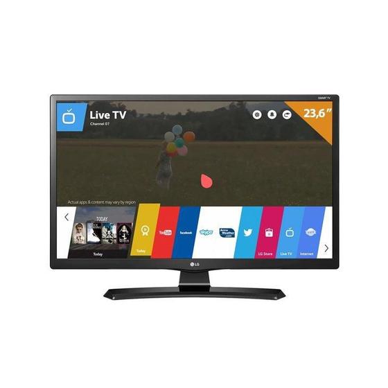 Imagem de Smart TV LED 23,6” Monitor LG 24MT49S, HD, HDMI, USB, WebOS 3.5, Wi-Fi Integrado