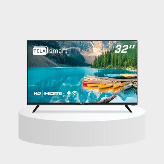 Imagem de Smart TV LED 32" HQ HD com Conversor Digital Externo 3 HDMI 2 USB WI-FI Android 11 Design Slim