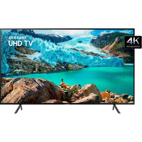 Imagem de Smart TV LED 43'' Samsung 43RU7100 Ultra HD 4K Conversor Digital 3 HDMI 2 USB Wi-Fi HDR Bluetooth